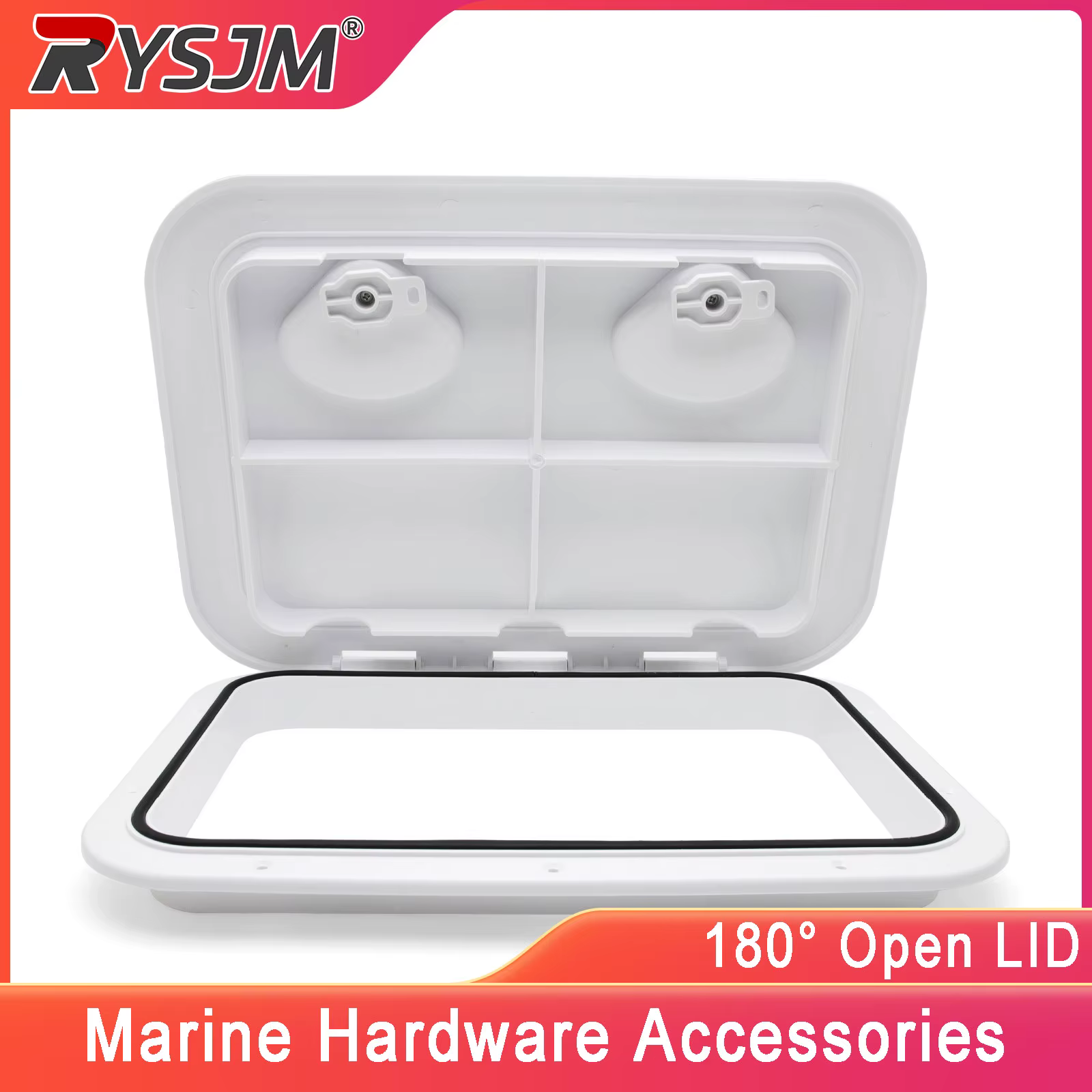 Accessoires pour bateaux, couvercle d'accès au pont en ABS pour accessoires de quincaillerie marine, 290x420mm