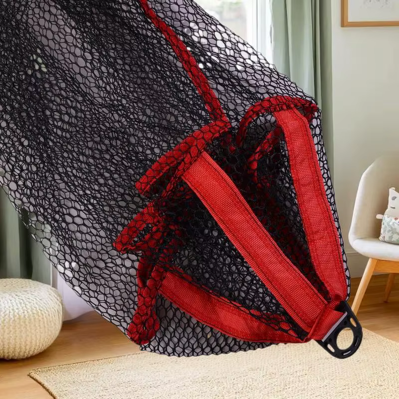Sac filet pliable pour poissons vivants, filet de pêche à mailles fines, équipement de pêche renforcé, fournitures de pêche