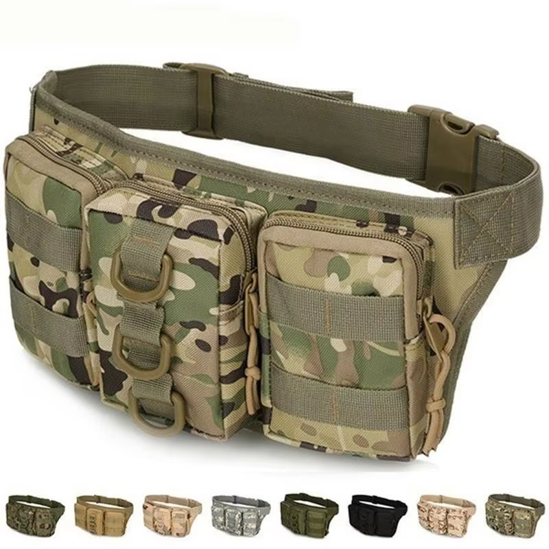 Sac de ceinture imperméable en tissu Oxford pour hommes