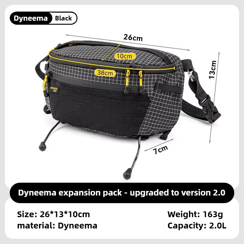 UHMWPE sac de poitrine ultraléger étanche sac de cyclisme tactique Molle VTT randonnée unisexe accessoires de sport de plein air