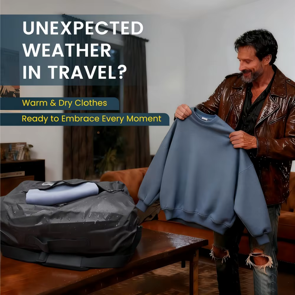 Sacs de rangement sous vide 34L pour voyage, sacs de compression réutilisables pour l'extérieur avec pompe à air, organisateurs de vêtements, cubes d'emballage