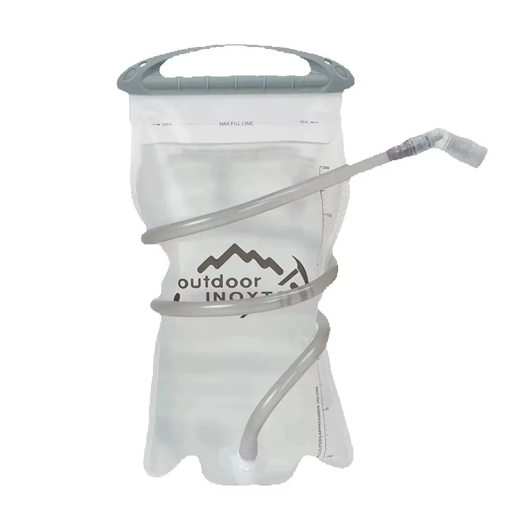Nouveau 2L Sport vessie vélo hydratation sac à eau Portable paille sac à eau pliable cyclisme randonnée sac à dos petit