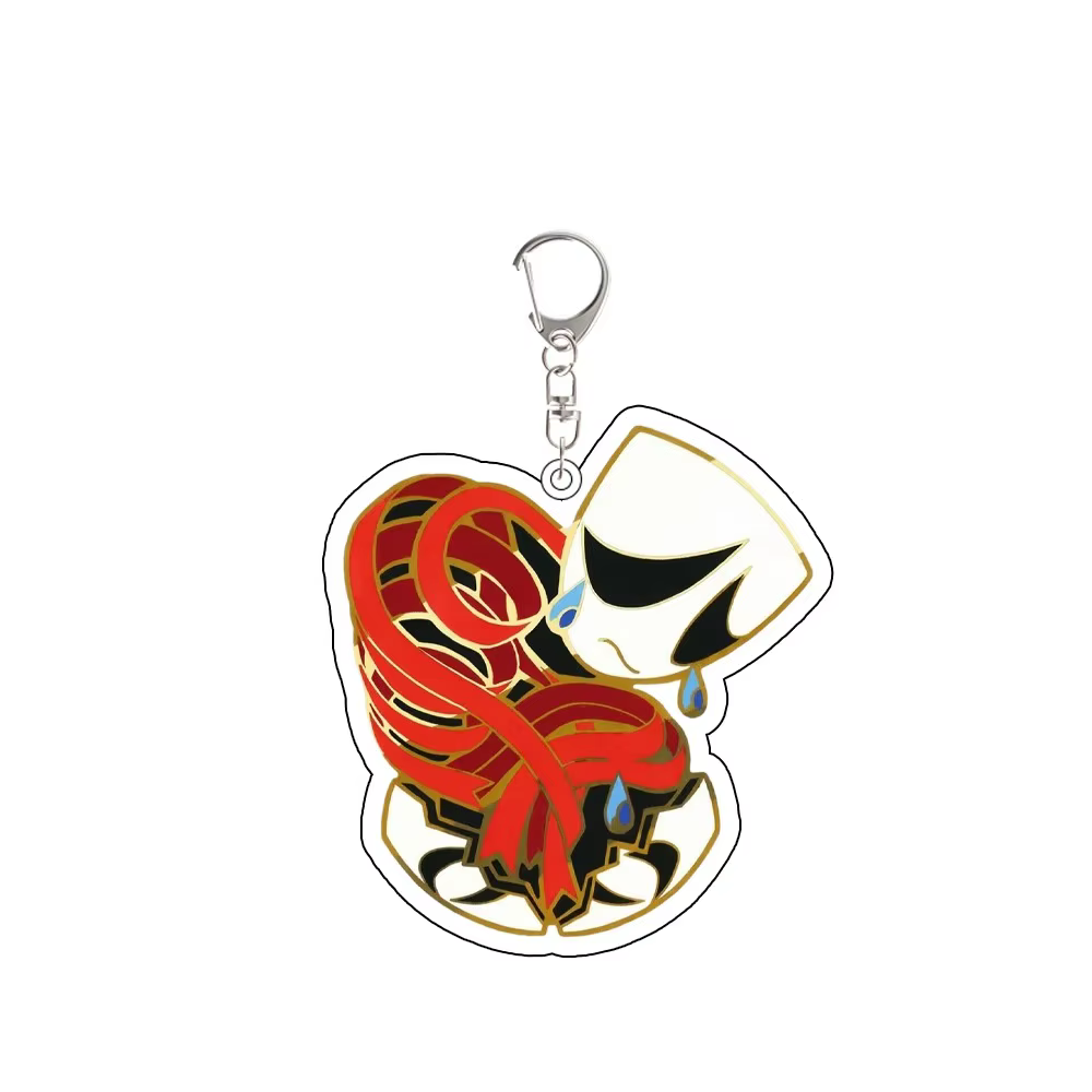 Porte-clés en acrylique, accessoire d'anime pour TADC Pomni Jax Ragatha Gangle Zooble Kinger Caine, accessoires créatifs pour sac à dos, cadeau