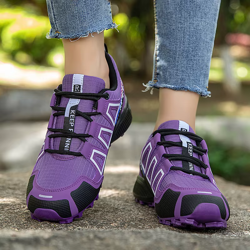 Nouvelles femmes chaussures de randonnée en plein air antidérapant respirant