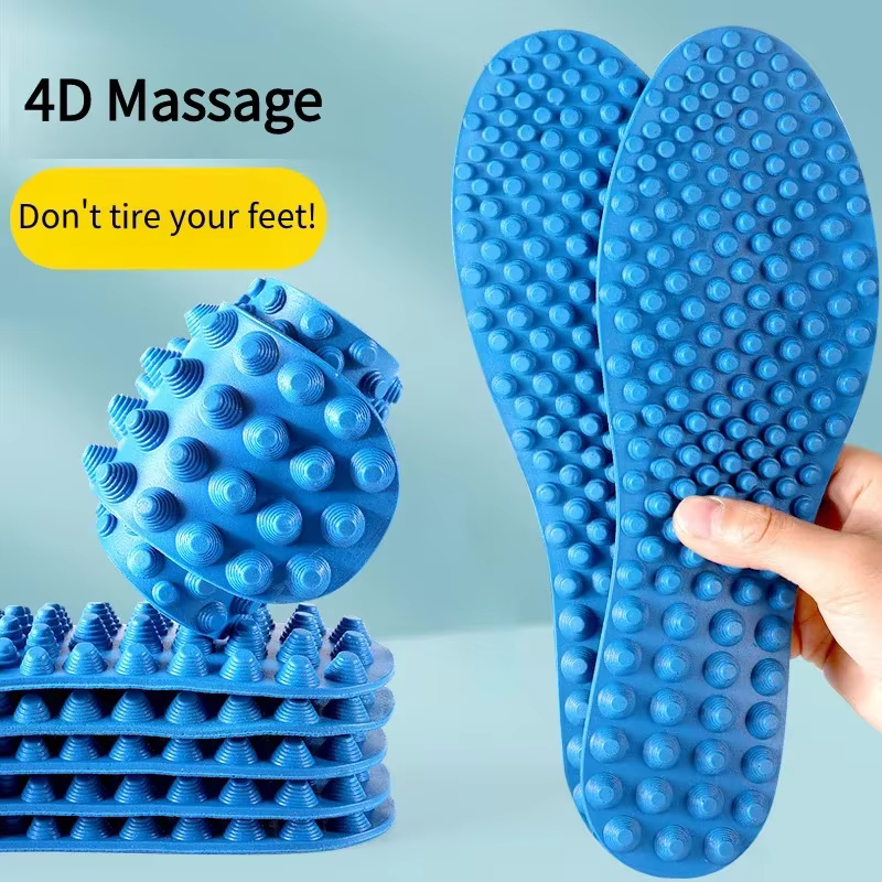 Planche de pression des doigts, semelle intérieure de Massage, soulage la fatigue des pieds, chaussures, coussinets de chaussures pour hommes et femmes, chaussures de sport souples et décontractées, s