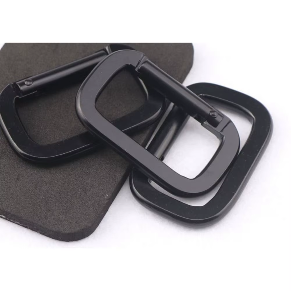 Mousqueton carré en alliage d'aluminium durable