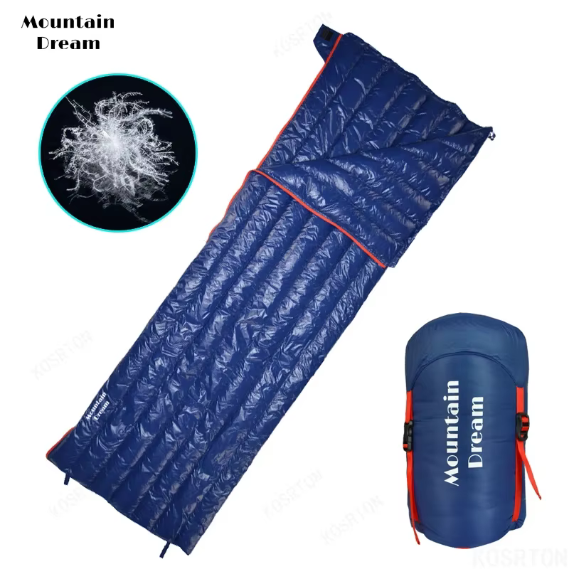 Sac de couchage de Camping en plein air 90% duvet d'oie adulte Type d'enveloppe ultraléger Portable sac