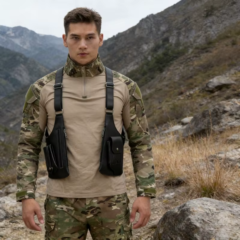 Sac tactique rétro à double bandoulière