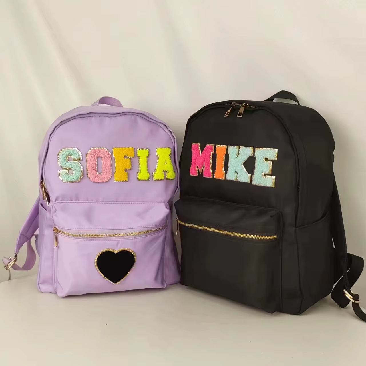 Sac à dos décontracté en nylon imperméable grande capacité