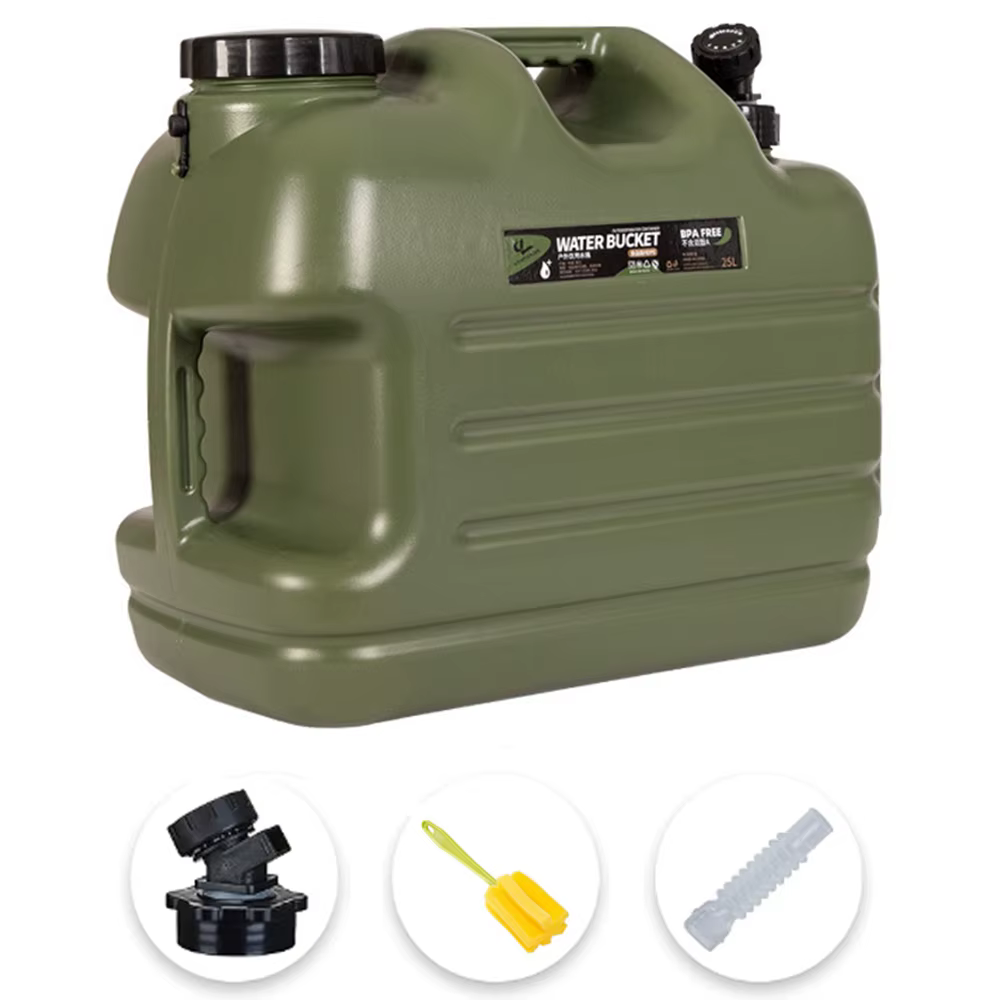 Desert Fox Grand Conteneur d'Eau Précieux Vert Militaire