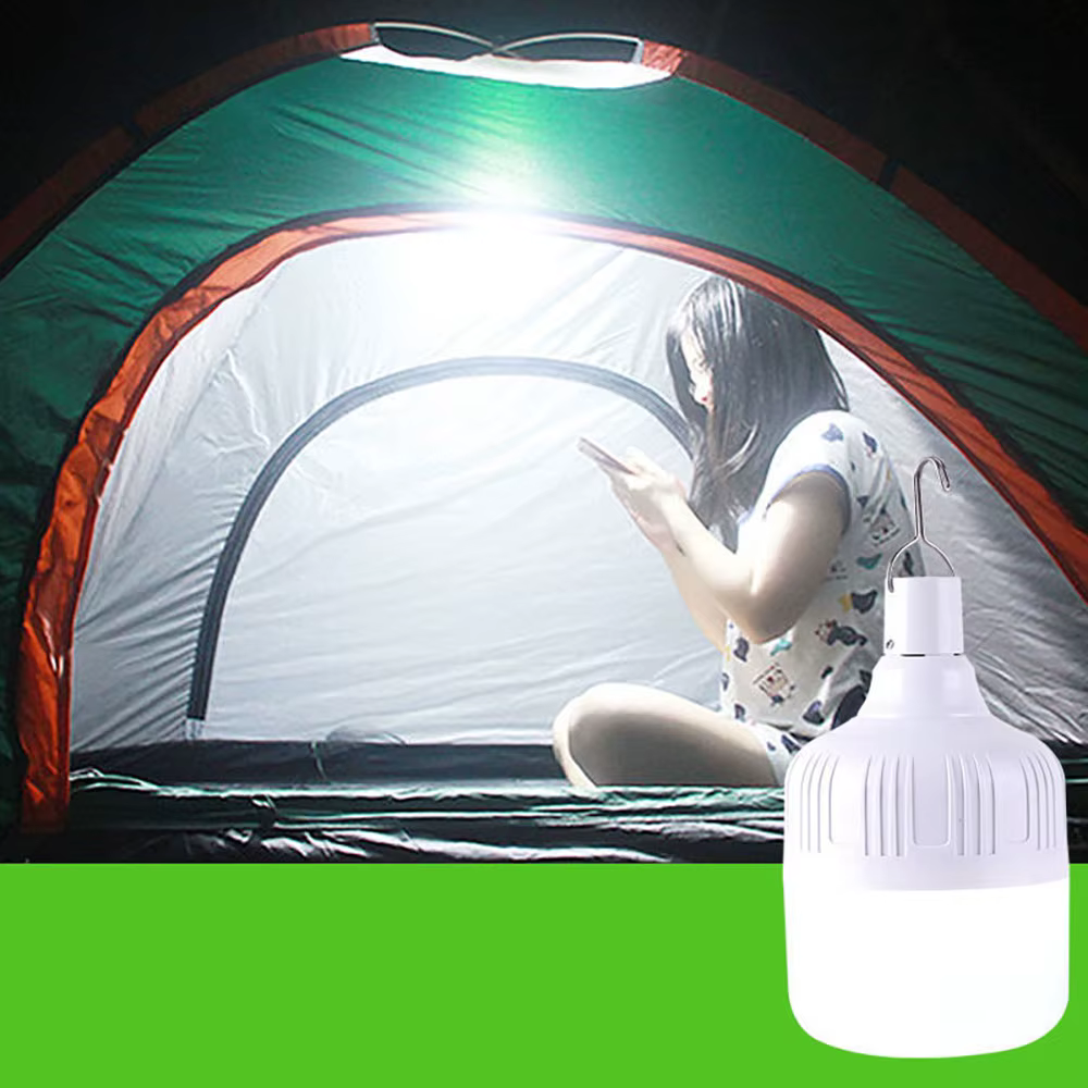 Lampes de Camping portables lampe Rechargeable lumière LED lanterne ampoule de secours tentes haute puissance éclairage
