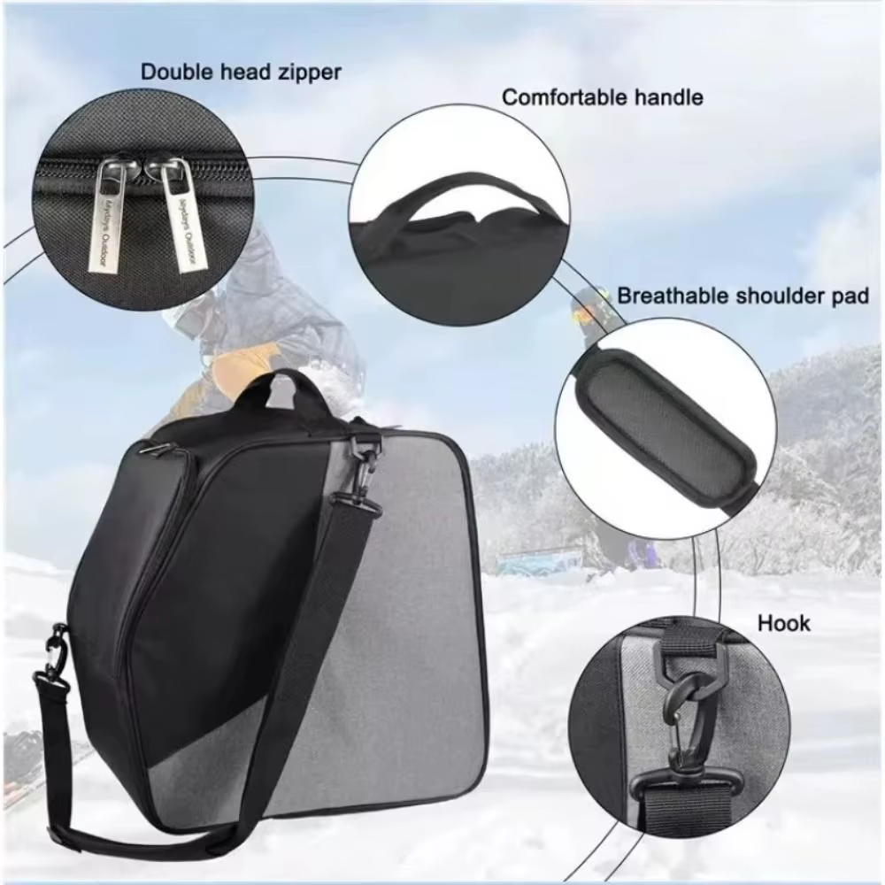 Sac de rangement imperméable pour chaussures de ski