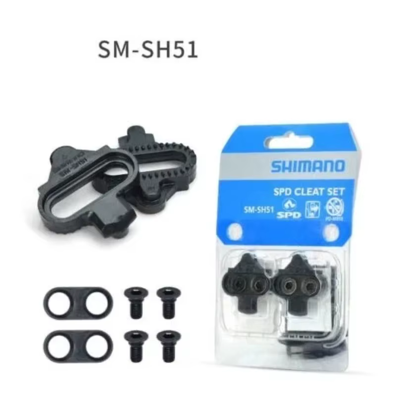 Crampons de vélo de montagne Shimano MTB, crampons de pédale SPD SM SH51 SH56
