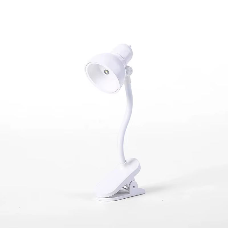 Lampe de lecture à Clip réglable, mini lampe de bureau, alimentée par batterie, pour Camping, Portable, veilleuse