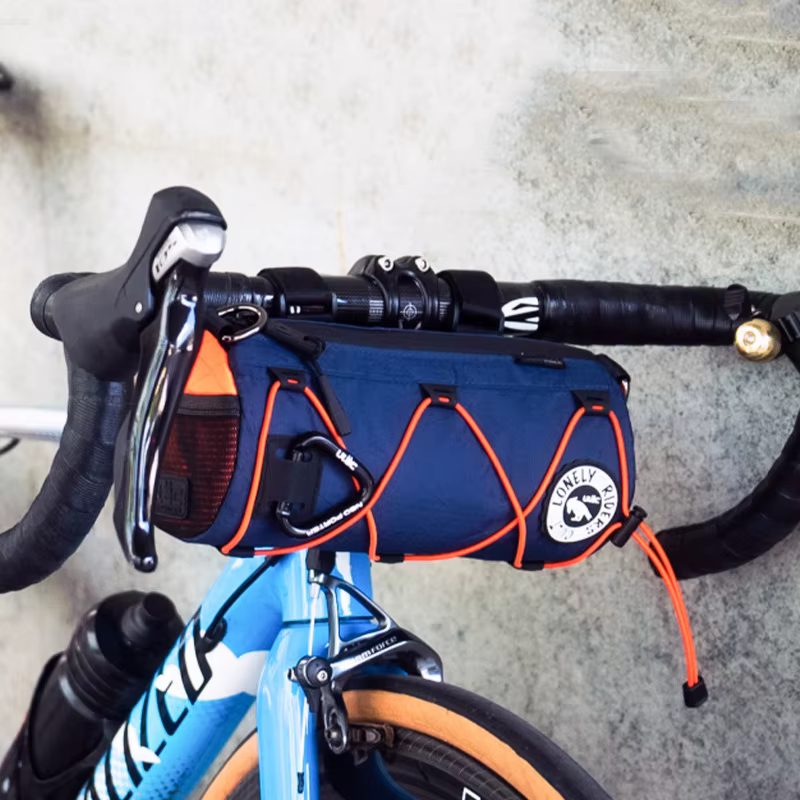 (ULAC)PB10LX sac de guidon de vélo étanche et pochette de cadre avant rangement de baril de cylindre pour vélos de route/vtt/scooters-Cabriolet