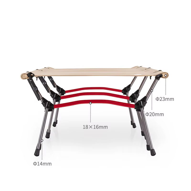 Lit de camping pliable