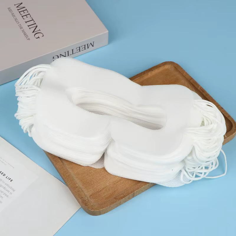 Masque facial jetable en tissu non tissé, 100 pièces, accessoires pour lunettes VR, coussinet hygiénique pour les yeux, pour verre de réalité virtuelle HTC Vive 3D