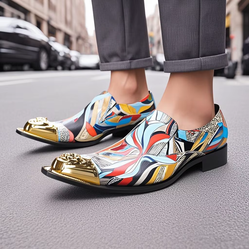 Chaussures de Luxe en Cuir group pour Homme
