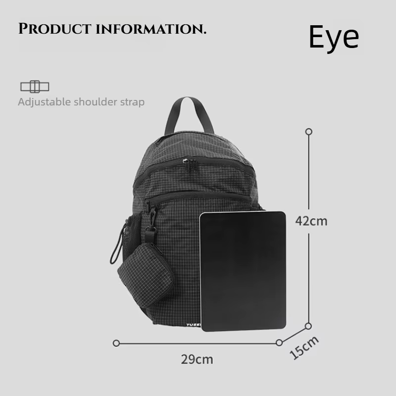 Sac à dos de randonnée léger et imperméable pour hommes et femmes