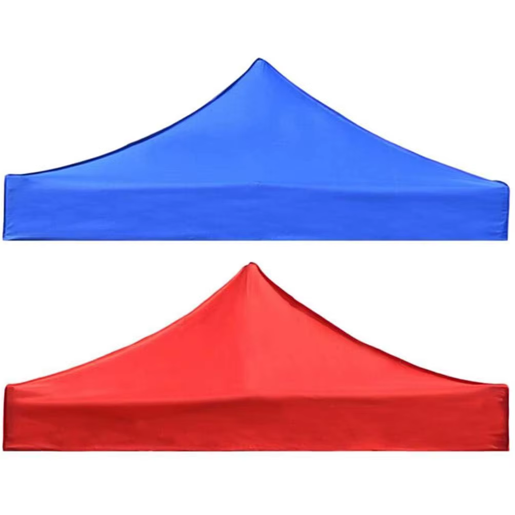 Couverture supérieure de canopée, tissu de tente à quatre coins, pliable, imperméable, bleu, 2x2m