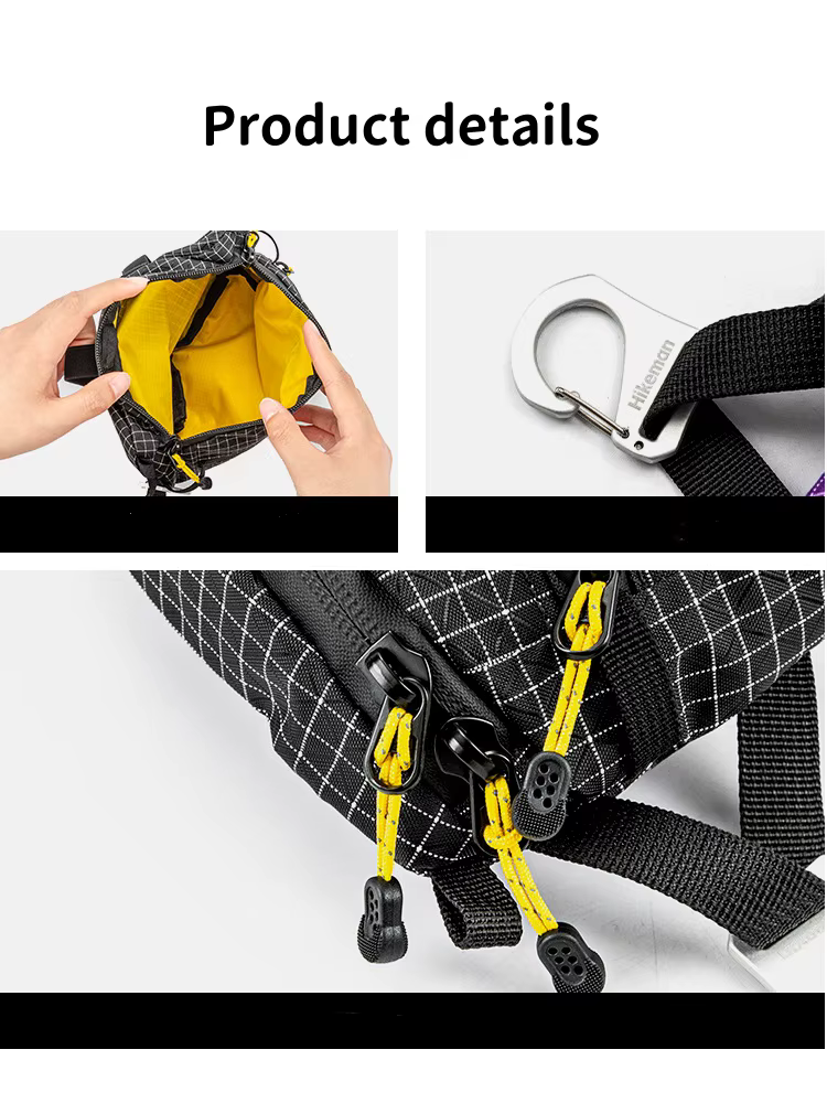 Hikeman sac de poitrine en plein air sac de pêche multifonctionnel Camping sac à bandoulière sport cyclisme sac de taille
