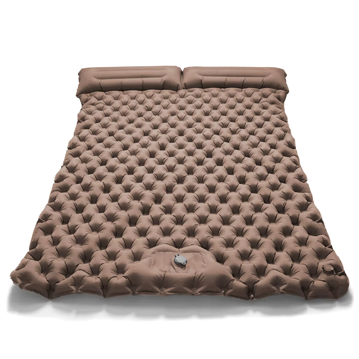Tente de camping, grand matelas pneumatique pour 2 personnes