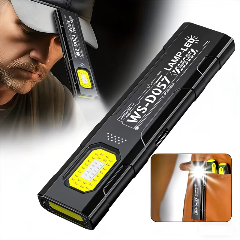 Lampe de poche LED COB Type C