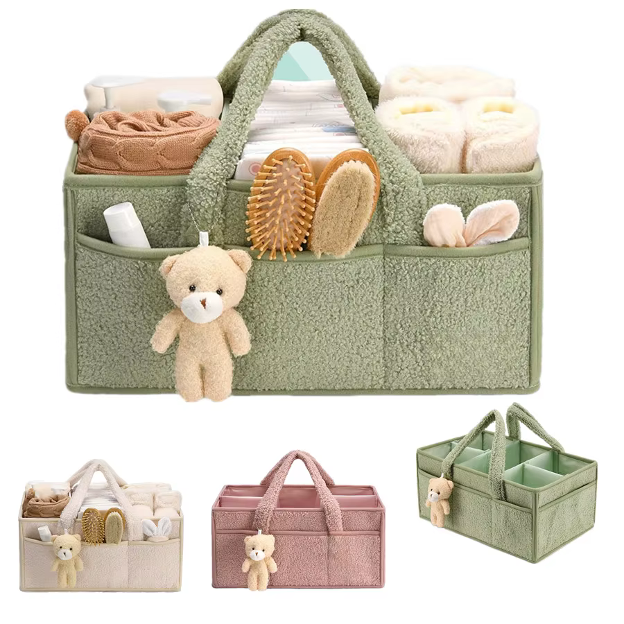 Sacs suspendus pour couches de bébé, fournitures portables pour animaux de compagnie, rangement de voyage, accessoires de poussette, organisateur, fourre-tout pour maman pliable