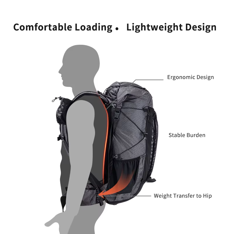 Natureifa-Sac à Dos Ultraléger avec Cadre pour Homme et Femme