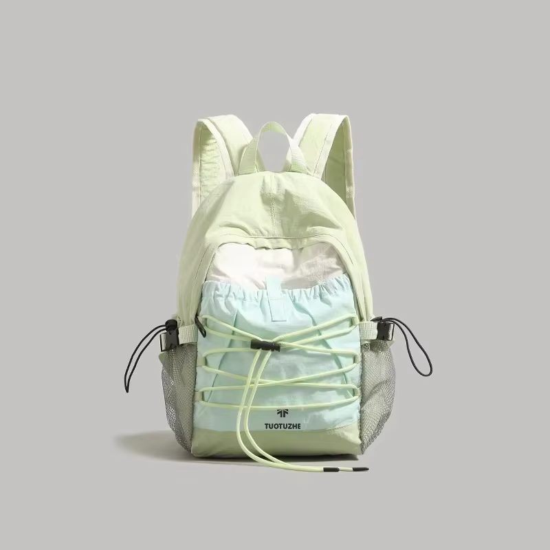 Sac à dos durable résistant à l'usure pour femme, en nylon imperméable, pour sports de plein air, étudiants, randonnée minimaliste, voyage, école