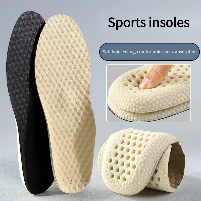 1 paire de semelles intérieures en latex pour chaussures de sport et de loisirs