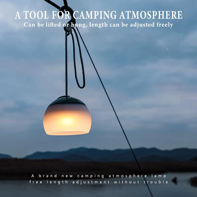 Lampe de Tente LED Portable avec Crochet