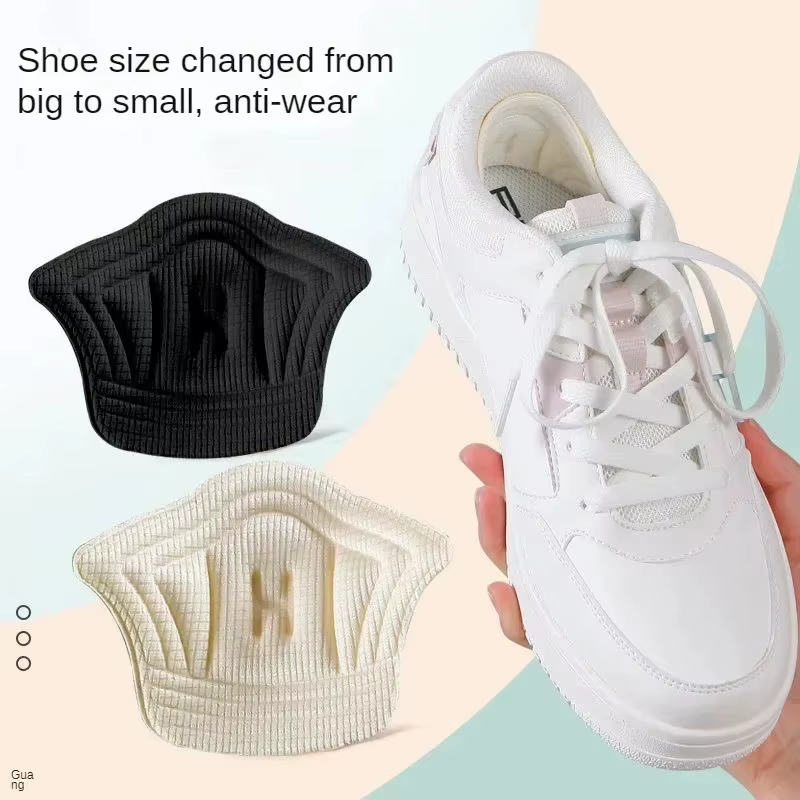 5 paires de coussinets de talon pour chaussures, protections adhésives pour chaussures de sport trop grandes, inserts de taille réduite, protections de talon, autocollants pour chaussures