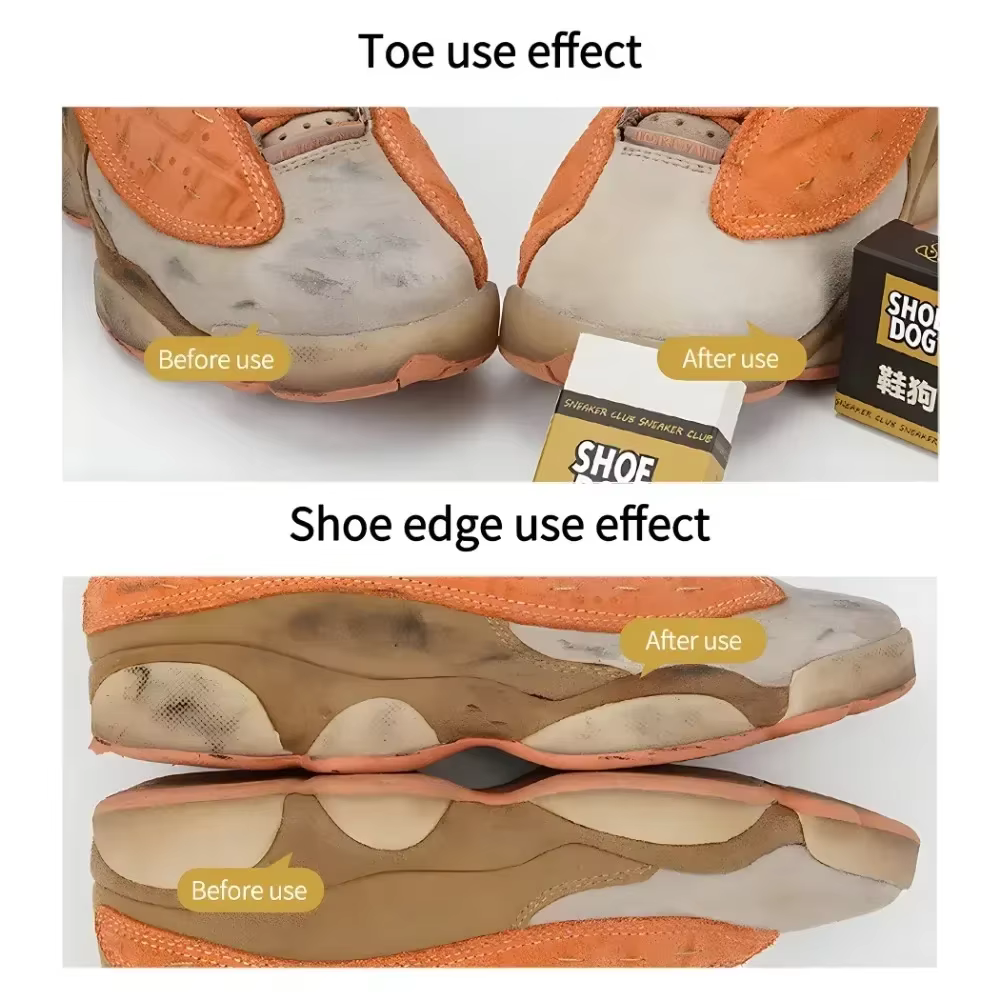 Nettoyeur de gomme à chaussures Portable pour baskets, daim et cuir, gomme de décontamination imperméable pour chaussures blanches et brillance de chaussures
