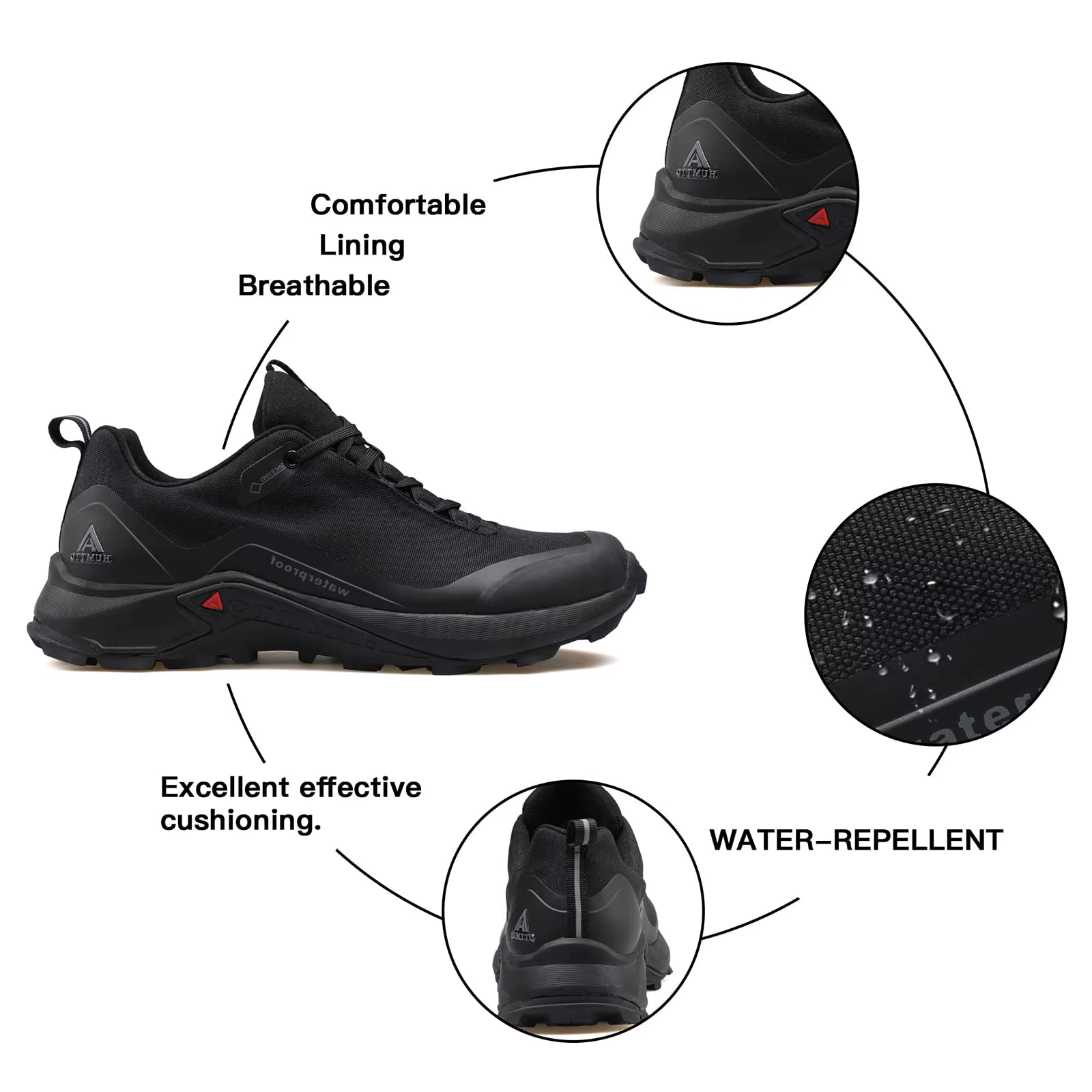 Chaussures de course légères et respirantes à coussin d'air pour hommes