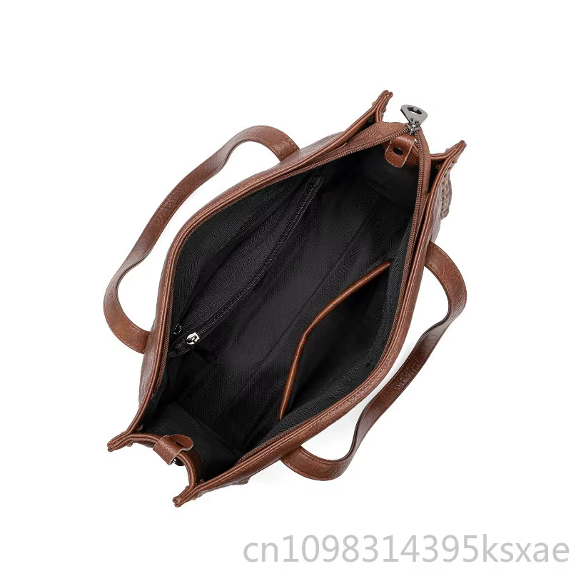 Sac fourre-tout pour ordinateur portable pour femme, grande capacité, sac à bandoulière, sac à main, pour le travail, les trajets quotidiens, les voyages, doux et durable