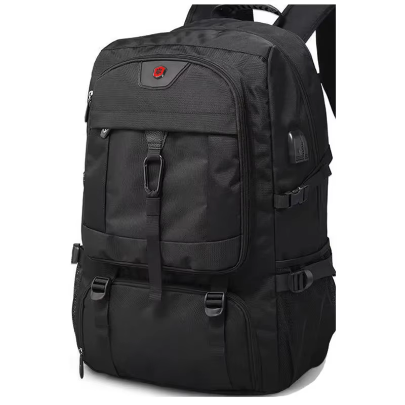 50L 80L grand sac à dos de voyage hommes compartiment à chaussures séparé sac d'affaires Sports de plein air étanche homme noir sacs à dos de rangement
