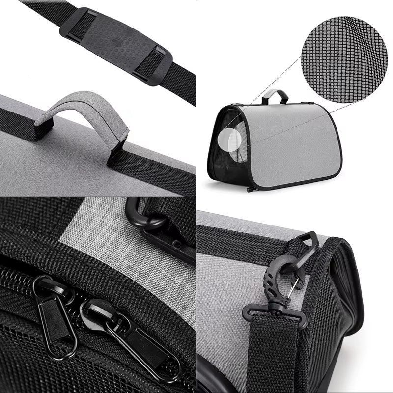 Sac à Capsule spatiale Portable pour chat, sac à bandoulière pliable à main, Cage transparente pour chat, fournitures pour chaton et chien