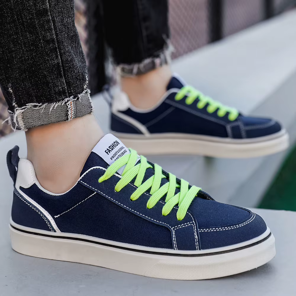 Nouvelles Chaussures en Toile pour Hommes 2026 – Baskets Décontractées Polyvalentes à Semelle Épaisse et Résistantes à l'Usure pour le Sport et le Travail – Tendance
