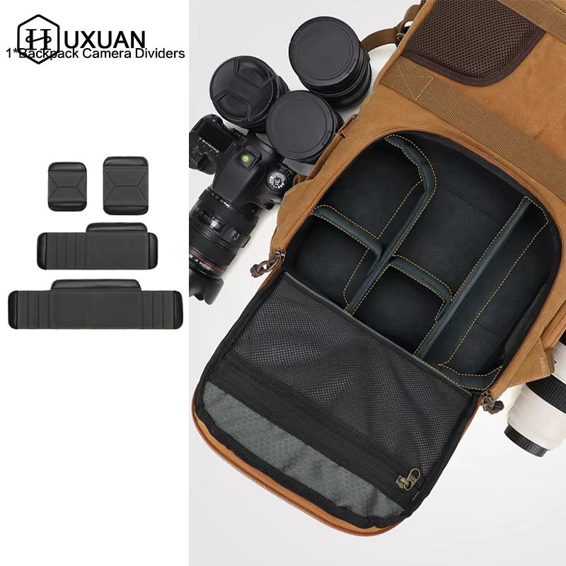 Séparateur d'appareil photo pour sac à dos, bricolage, organisateur, sac pour appareil photo Portable, compartiment de remplacement, sac à dos pliant, diviseur d'objectif d'appareil photo