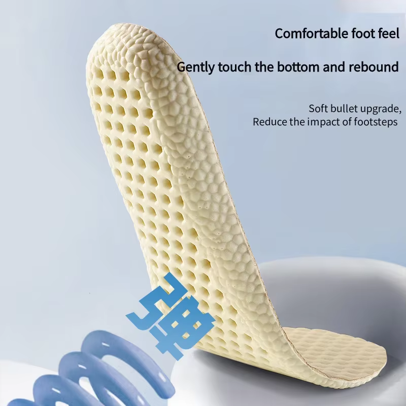 1 paire de semelles intérieures en latex pour chaussures de sport et de loisirs
