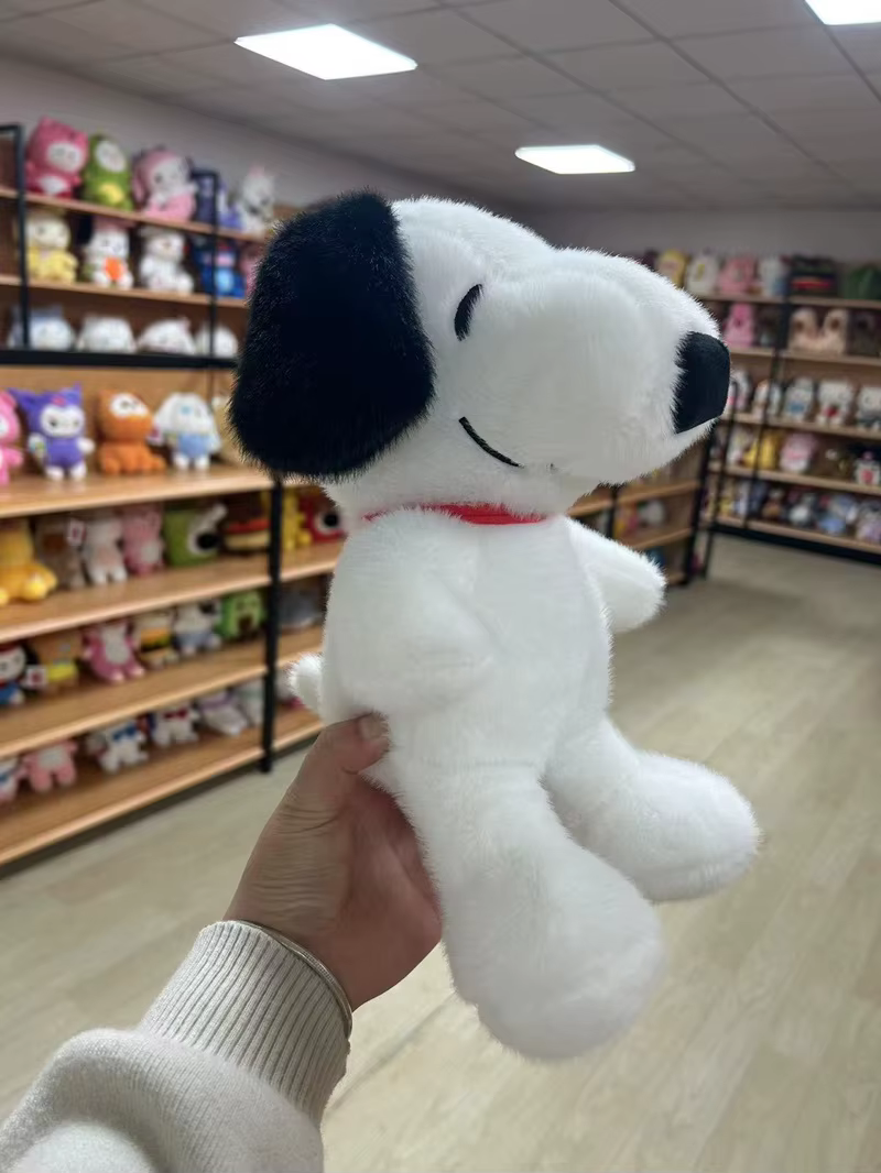 30 cm dessin animé mignon Snoopy en peluche oreiller canapé dos en peluche poupée cadeaux pour les enfants