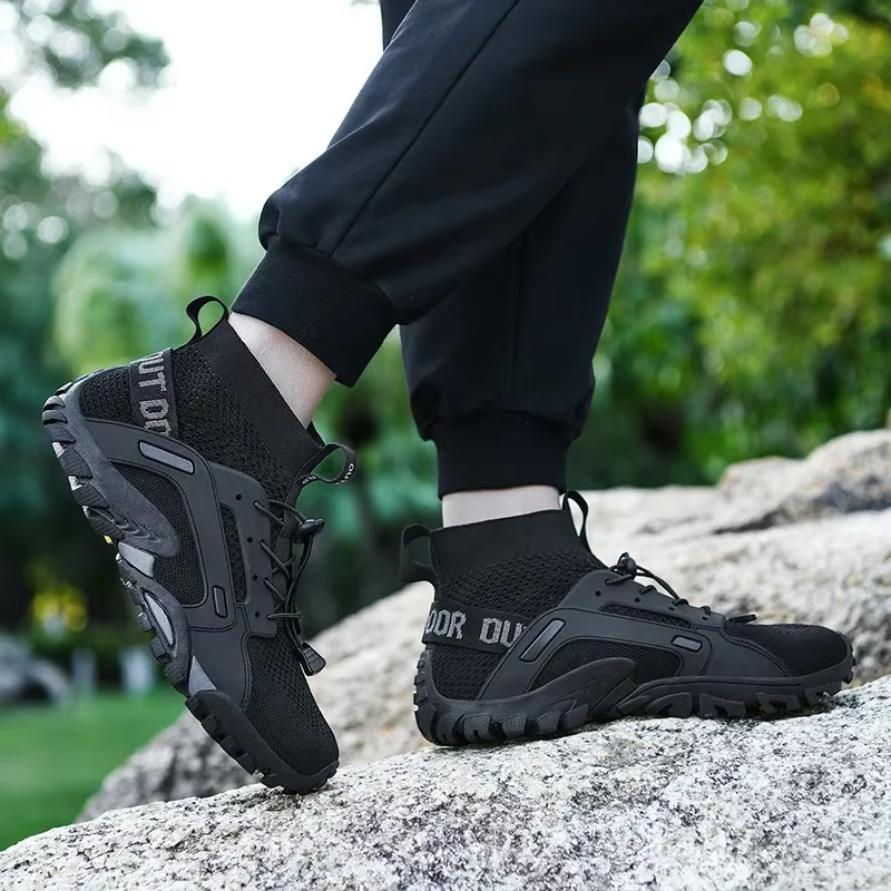 Bottes montantes en maille respirante pour hommes et femmes