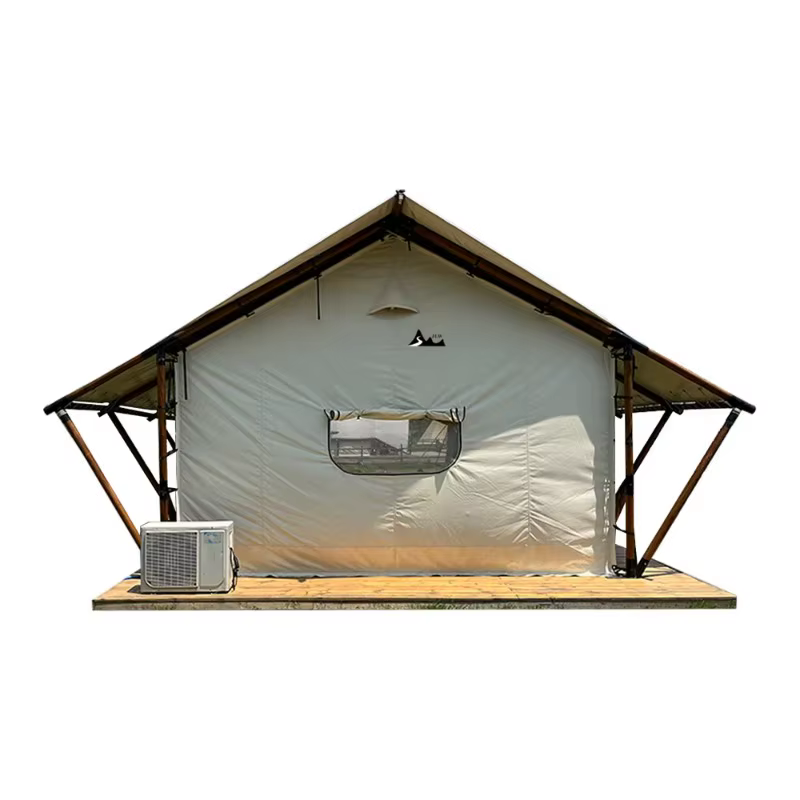 Tente de luxe 5x9m toutes saisons pour glamping extérieur