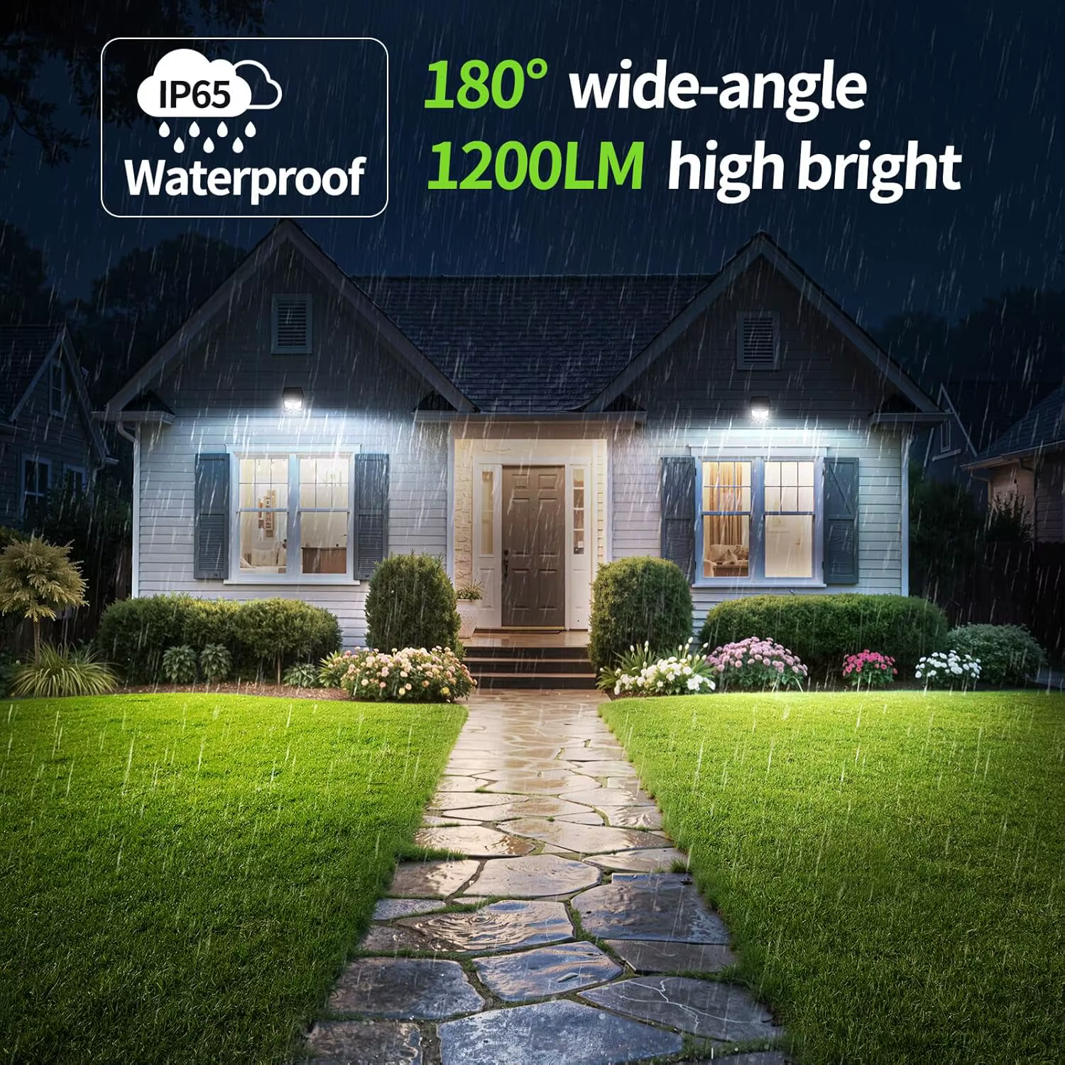 Lampes solaires d'extérieur Intelamp Long Life 4000mah avec 3 modes