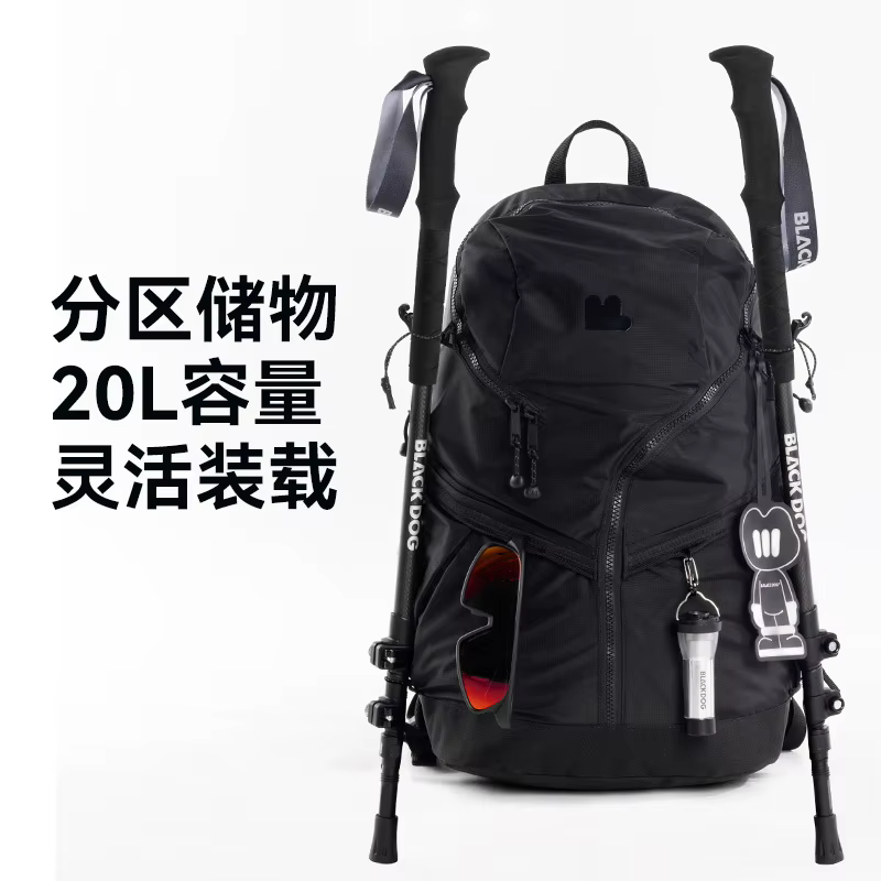 Sac à dos Blackdog 20L, léger, pour la randonnée, les voyages quotidiens
