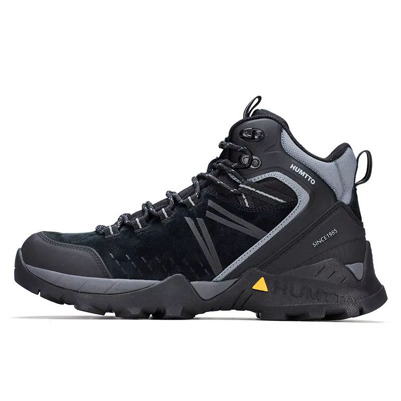 HUMTTO peau de vache chaussures de randonnée hommes bottes de chasse imperméables tactique désert Combat cheville