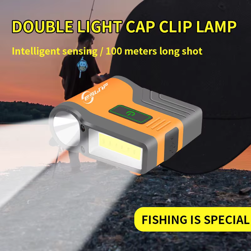 ESLNF lampe frontale à Induction intelligente étanche COB
