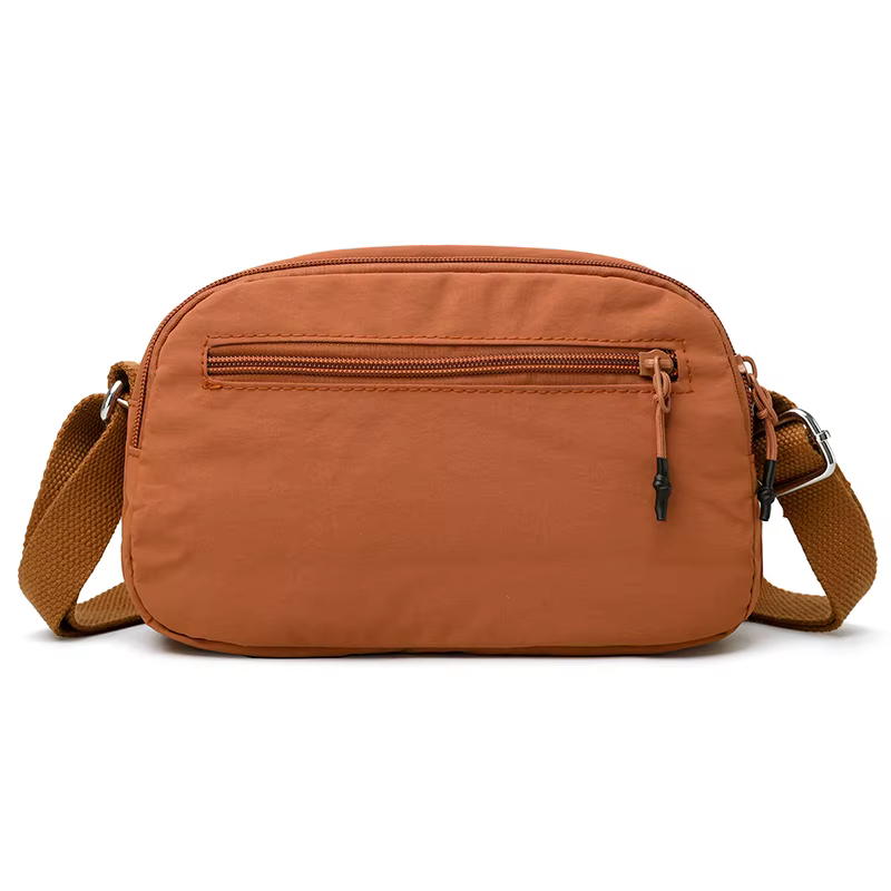 2025 Nouveau Jialongshi Sac à bandoulière simple pour femme à la mode et polyvalent, sac à bandoulière décontracté et simple, tissu en nylon imperméable