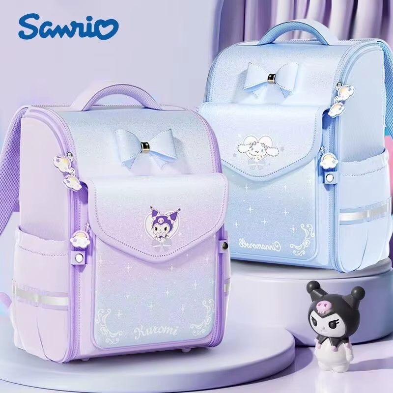 Sac à dos dégradé Sanrio Kuromi My Melody Cinnamoroll, léger, imperméable, pour usage quotidien par les étudiants